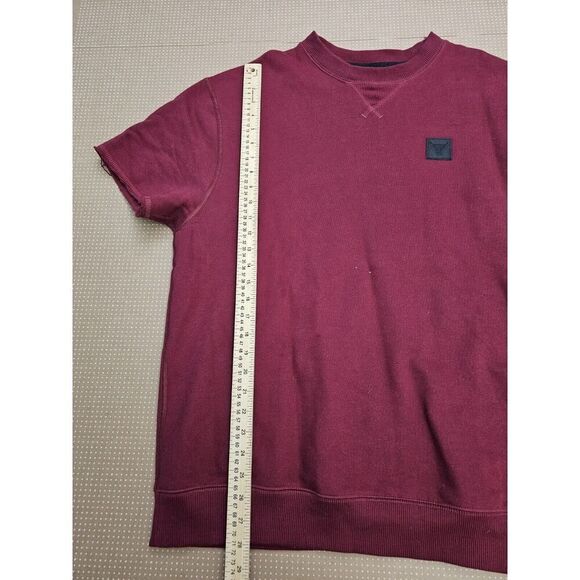 Under Armour Sweatshirt Mens Large Red Project Rock Short Sleeve - Picture 9 of 14